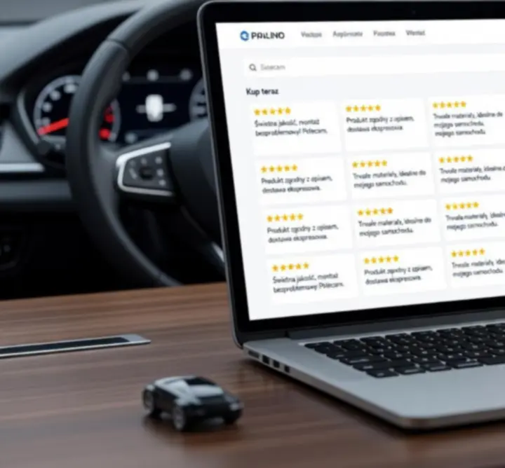 Ekran z prezentacją zweryfikowanych recenzji klientów Drive Aura