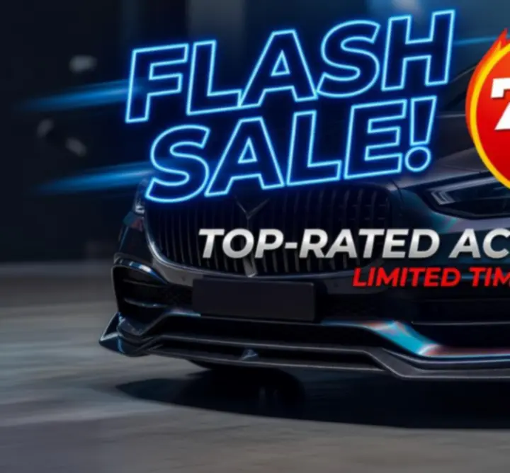 Baner z limitowaną ofertą na najwyżej oceniane akcesoria Drive Aura