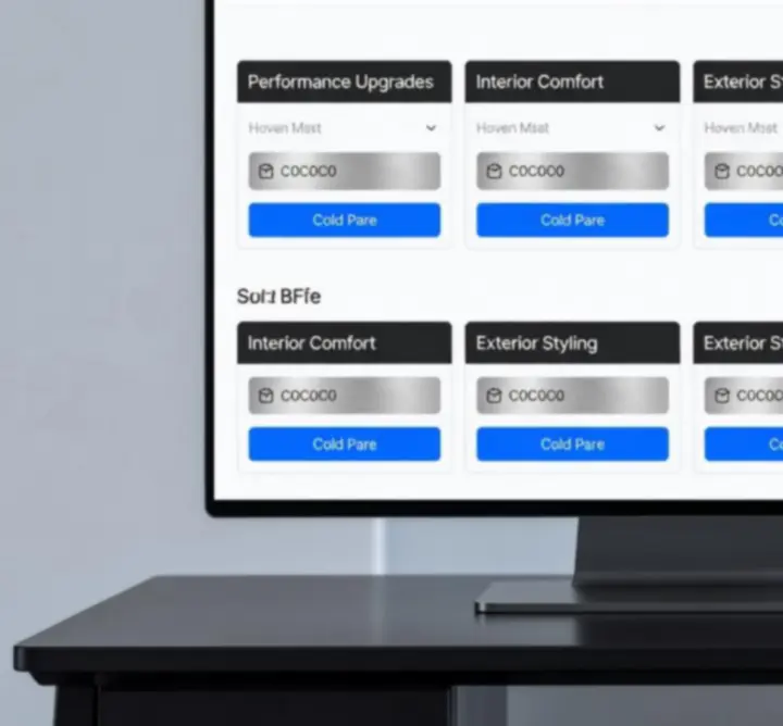 Główna nawigacja kategorii akcesoriów samochodowych w Drive Aura